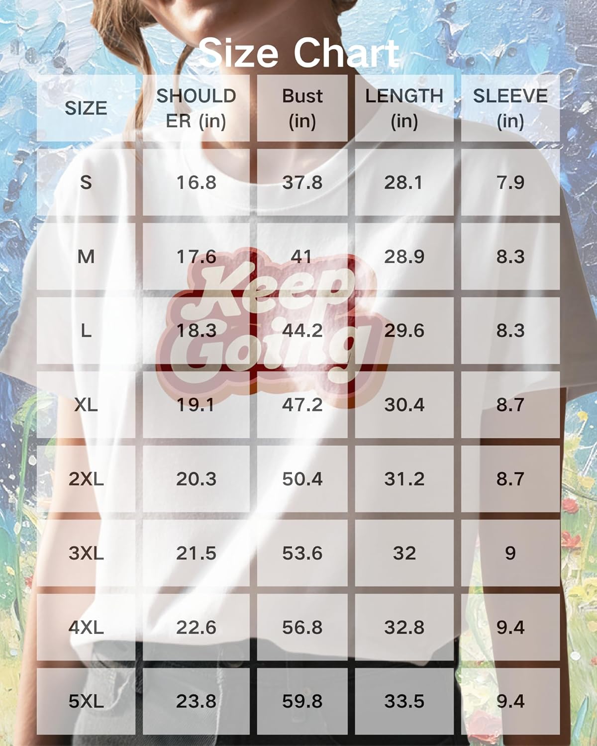 MARSVOVO Novelty Tees for Women Trendy Words Graffiti Print Casual Short Sleeve Crewneck Soft Pure Cotton T-Shirts - Image 3