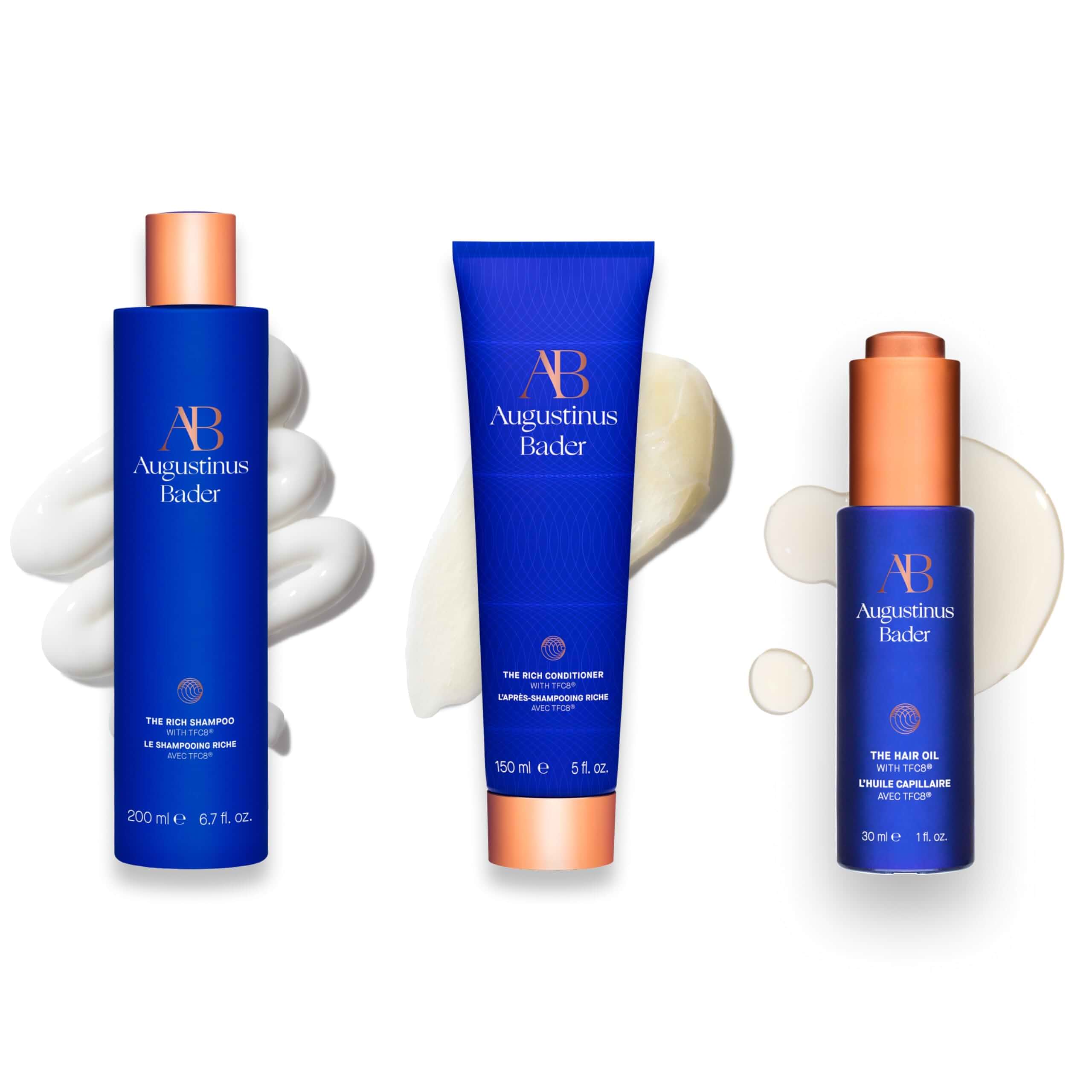 Augustinus BaderThe Rich Shampoo & The Rich Conditioner & The Hair Oil Geranium Rose