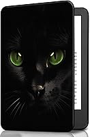 Vista 25 de Funda para Kindle básico de 6 pulgadas (11.ª generación), múltiples ángulos, piel sintética, delgada, con función de encendido y apagado automático