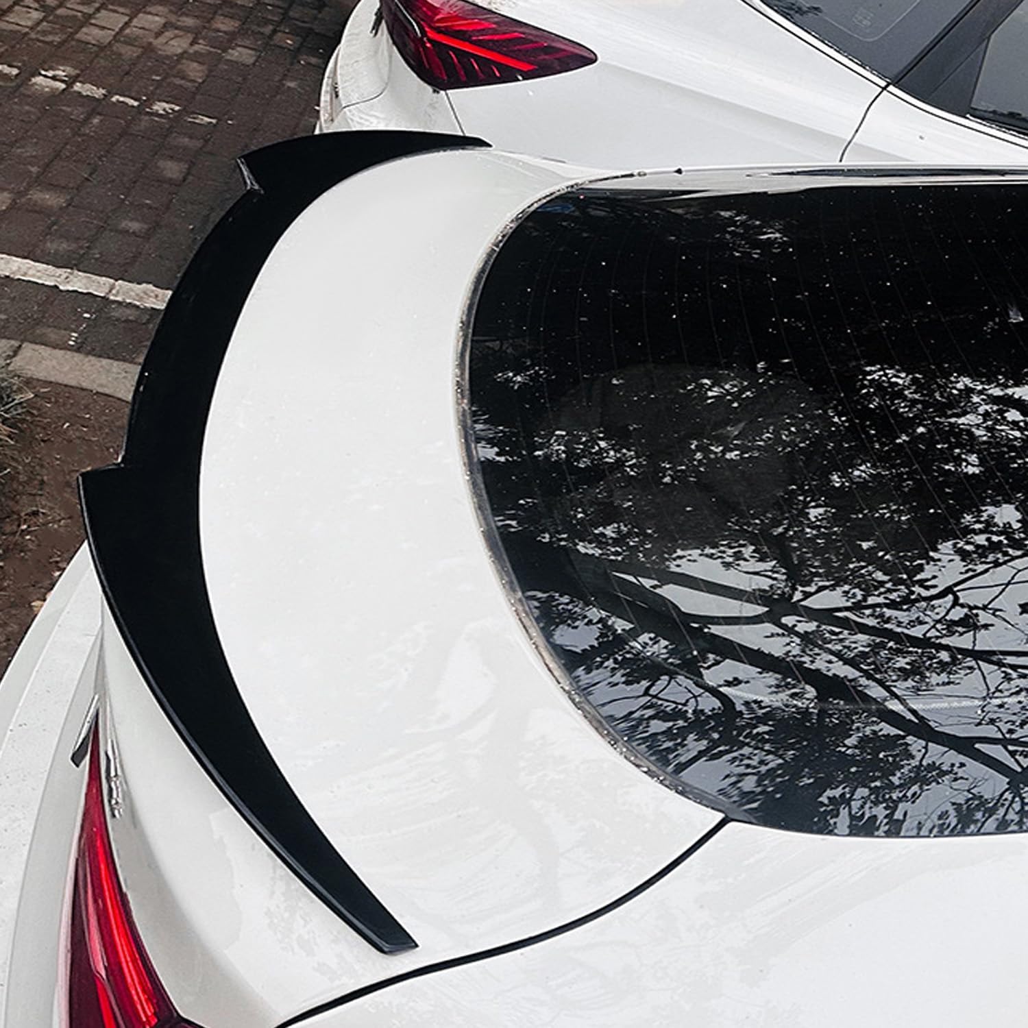 Auto Roof Spoiler,Car Rear Trunk Spoiler,Top Tail Spoiler Wing for X6 F16 2014-2019 X6M,Glossy Black