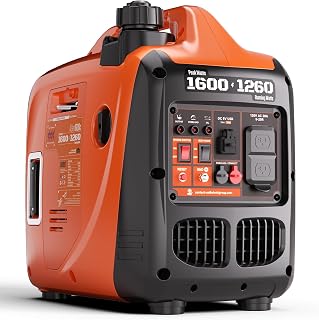 AIVOLT Portable Inverter Generator 1600W, Super Quiet 52dB Gas Generator for Camping & Home Backup, 26lbs Lightweight, ECO Mode, Clean Electricity, EPA Compliant