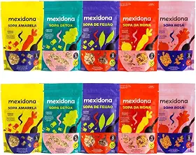 Kit com 10 Pacotes de Sopas Sortidas - Mexidona