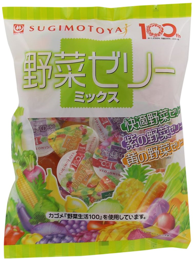 Amazon.co.jp: 杉本屋製菓 野菜ゼリーミックス 22g×20個×1袋 : 食品
