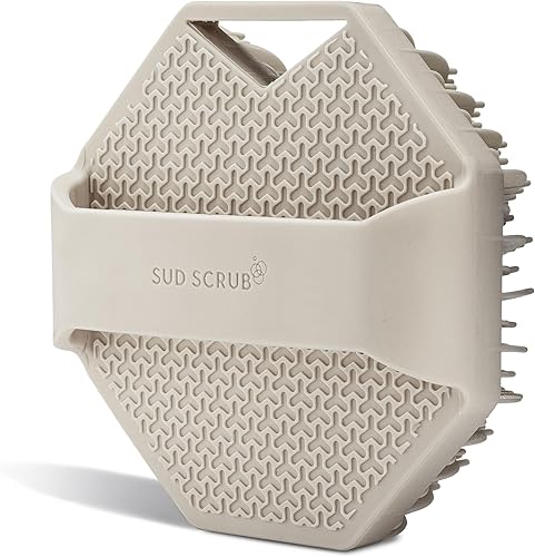 Miniatura 7 de Sud Scrub Exfoliante corporal de silicona antimicrobiana, exfoliante corporal para pieles sensibles, limpiador de ducha ecológico para cuerpo,