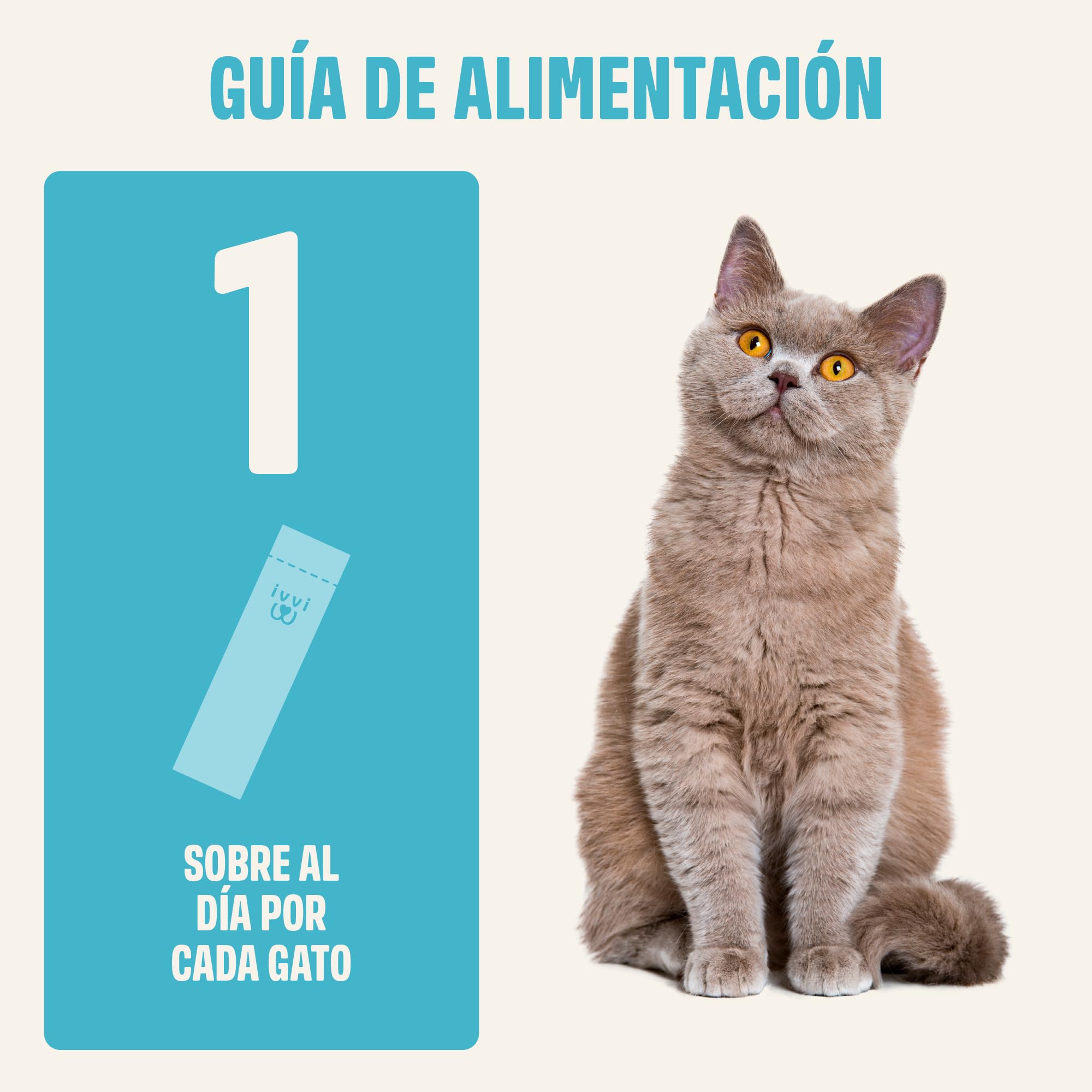 ivvi Esencia Multivitamínica para Gatos – Snack Cremoso con Atún Real – con Vitaminas B, Vitaminas A, D3 y E, Biotina, L-lisina, Magnesio y Mejillón de Labio Verde – 30 x 15 g