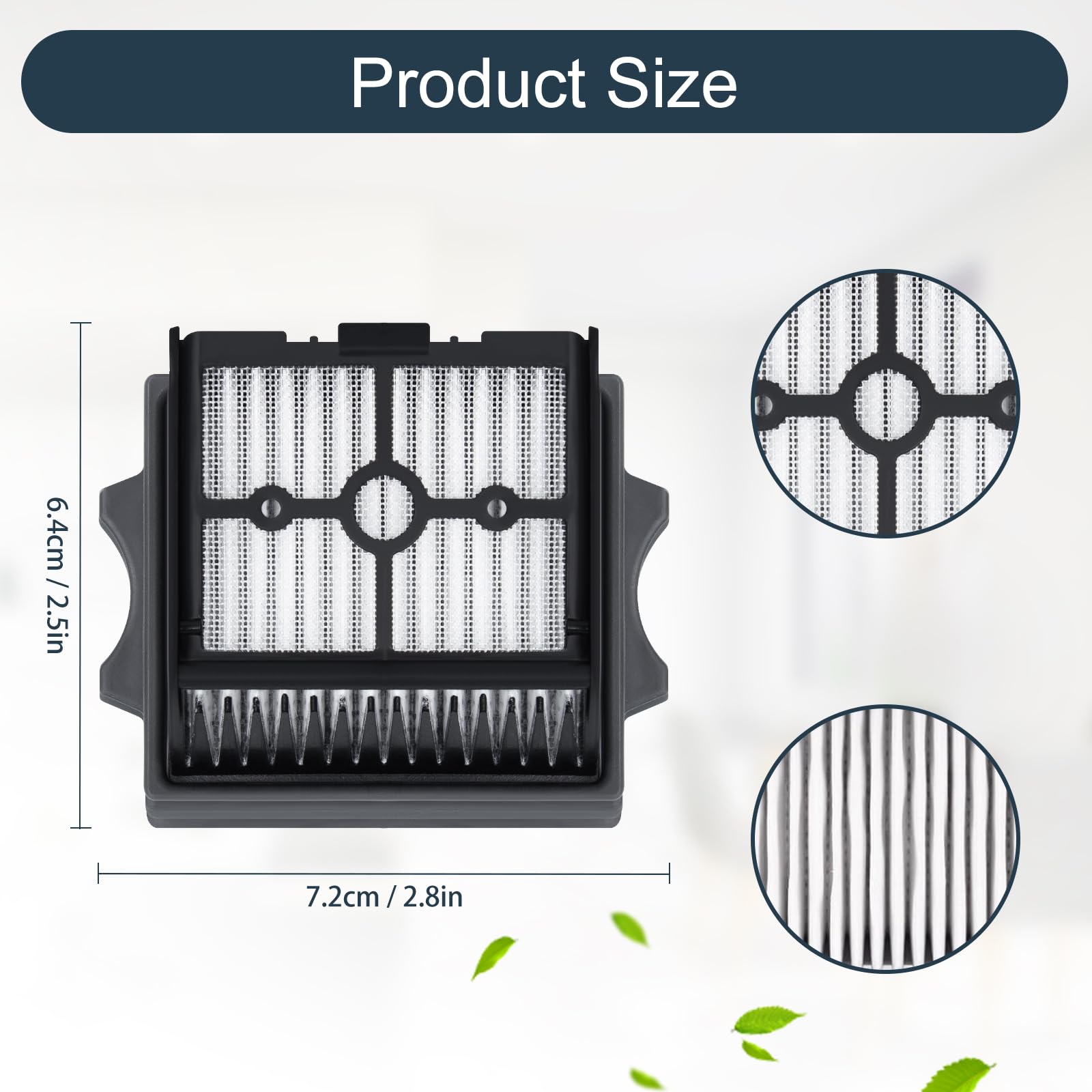 Kit Ricambio Spazzola E Filtro Per Tineco Floor One S7 Artist, S6 Stretch, S6 Lite, S7 Ultra, S9 Artist – Lavabile E Riutilizzabile