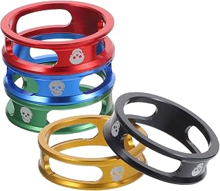 Toyvian 1 Juego 1 Juego De Arandelas Para Bicicleta Espaciador De Juntas Accesorios Para Ciclismo De Montaña Y Carretera Arandelas De 286 Mm Piezas De Horquilla Arandelas De 5 piezas