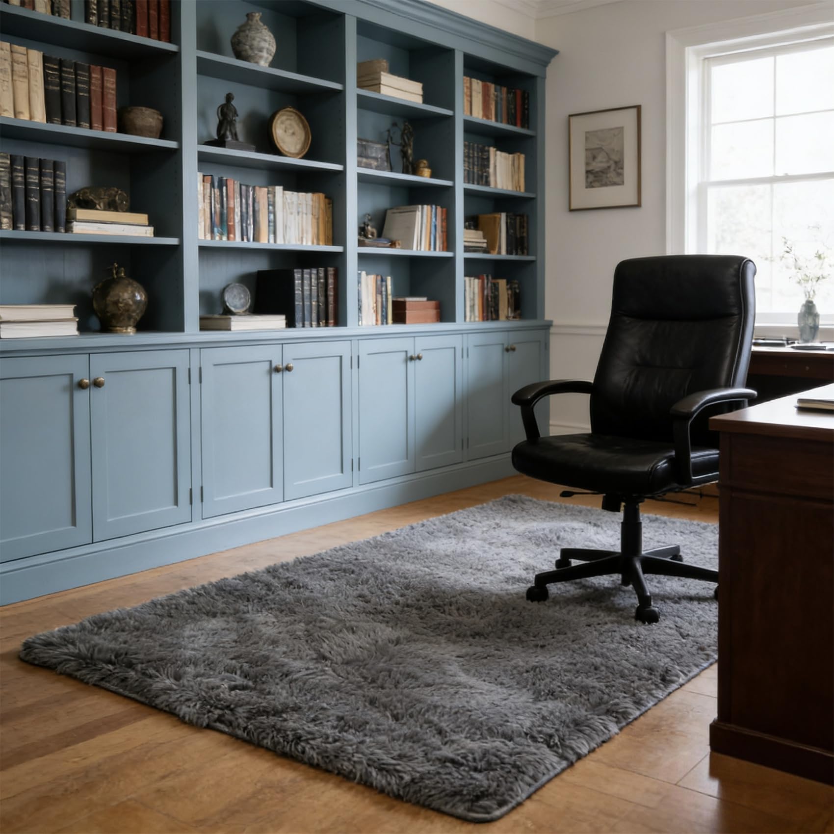Tapis salon antidérapant et facile à entretenir pour un confort durable