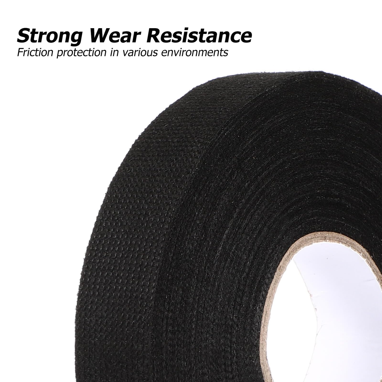 Hemobllo 5rollos Cinta Aislante Para Arneses De Cables Cinta De Adhesiva Resistente Altas Temperaturas Para Cableado Eléctrico De Motores De Automóviles Por Paquete