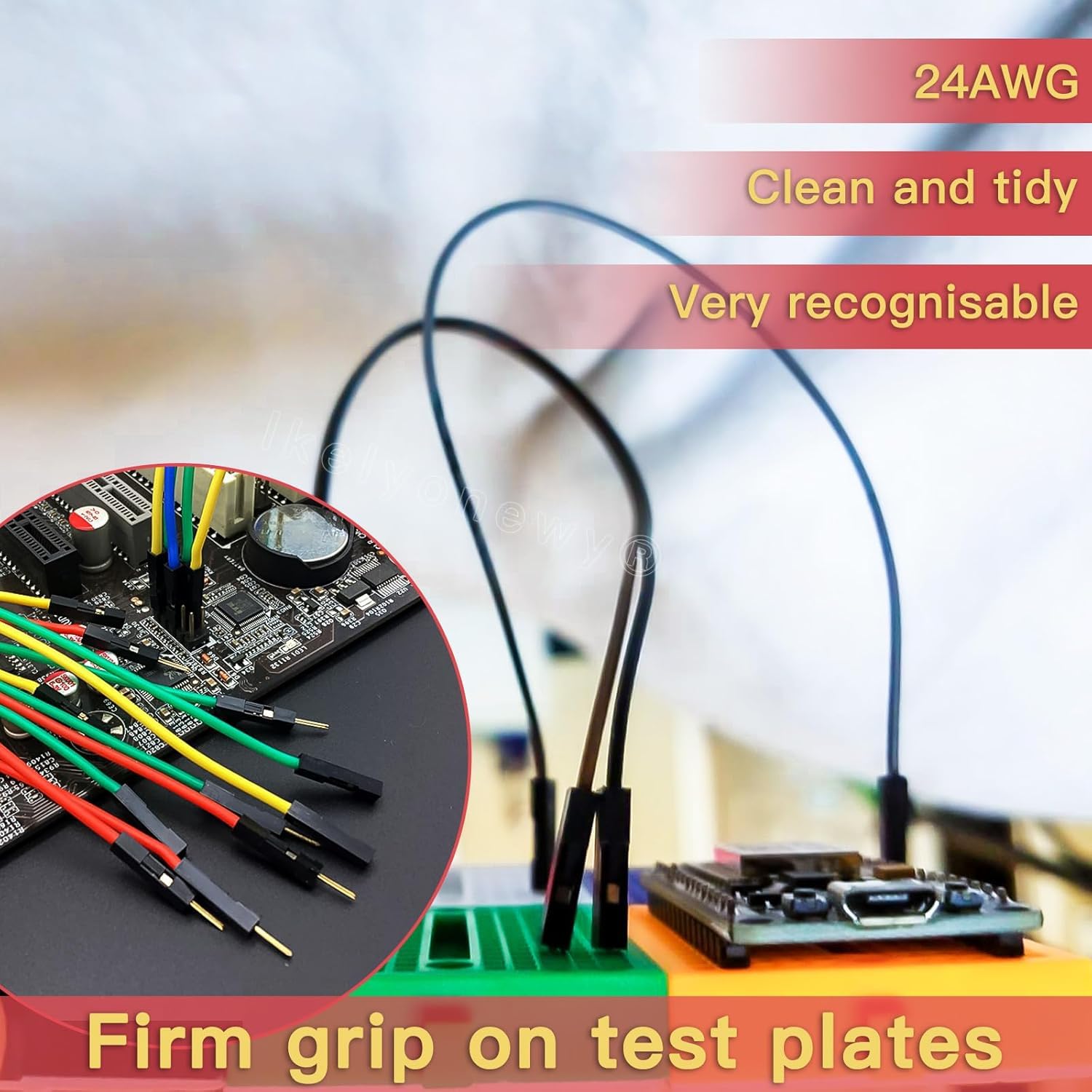 GTIWUNG 100Pezzi Cavi di Breadboard Senza Saldature Flessibile Cavo Ponticello 1p a 1p Maschio a Maschio,Elettronica Cavi Pin Singolo Arduino, Flexible Jumper Cavetti Wire Cables 10CM 10 Colori