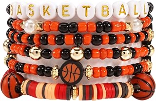Ardorchid USA Flag Bracelets Valentine's Day Heishi Bracelets St. Patrick's Mardi Gras Beaded Bracelets Easter Rainbow Juneteenth Rasta Bracelets