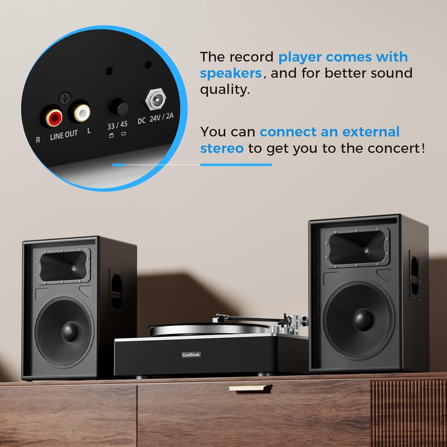 Line Out Connection Ports