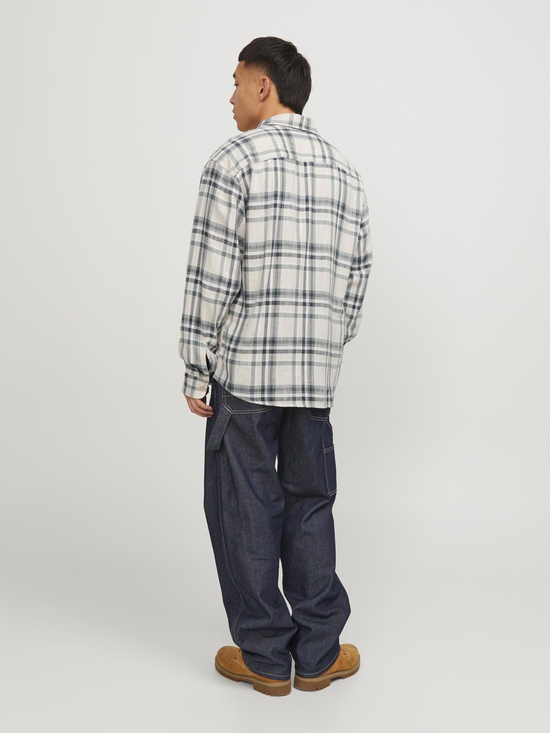 JACK & JONES Jjemichael Overshirt Ls Sn, Desert Sage, M