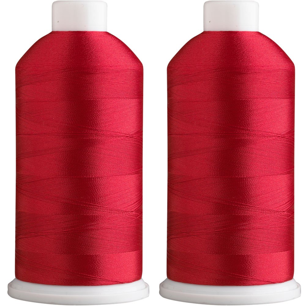 Superpunch SuperB Embroidery Thread 40wt, 5000 m Cone, Pack of 2