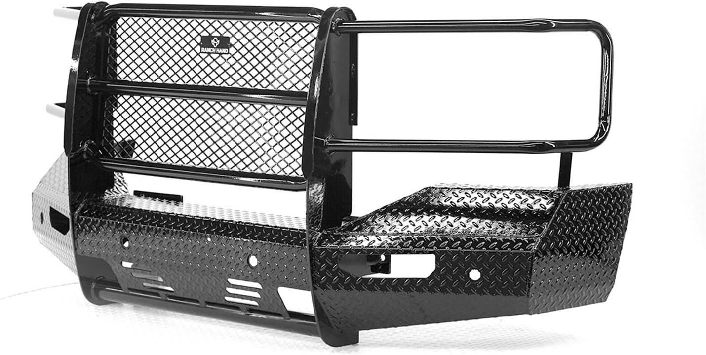 Fsg16Hbl1 - Summit Series Full Width Tough Black Front Hd Bumper with Full Grille Guard