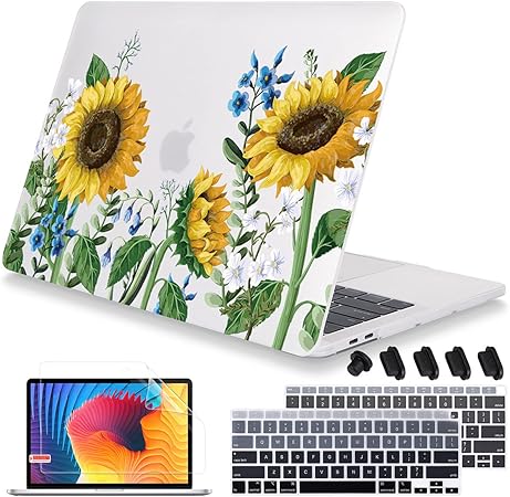macbook air sunflower case