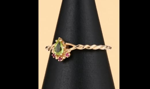 Amazon | [ノジェス] 【Pocket Ring】K5ペリドットリング | リング 通販