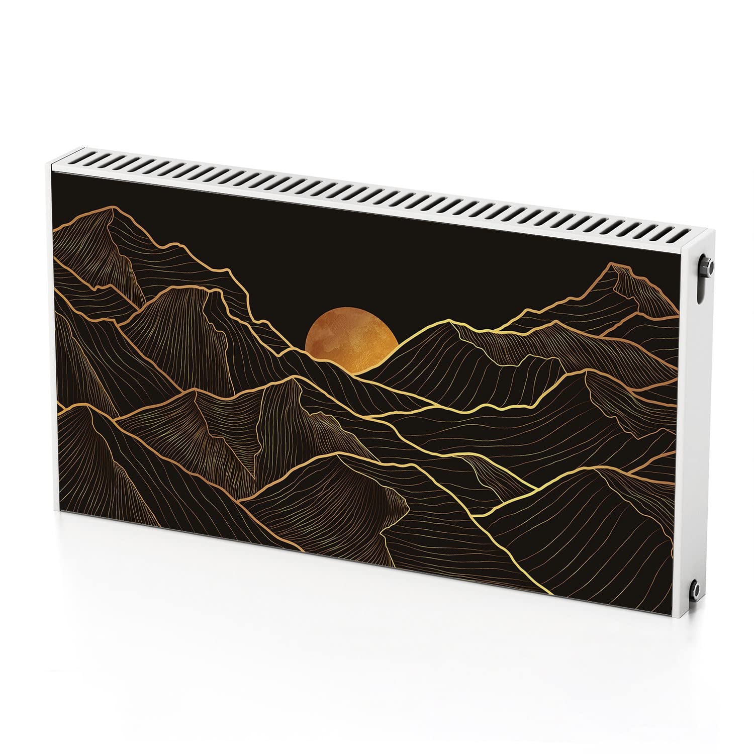 Tapis magnétique pour radiateur 110x60 : habillage de chauffage amovible