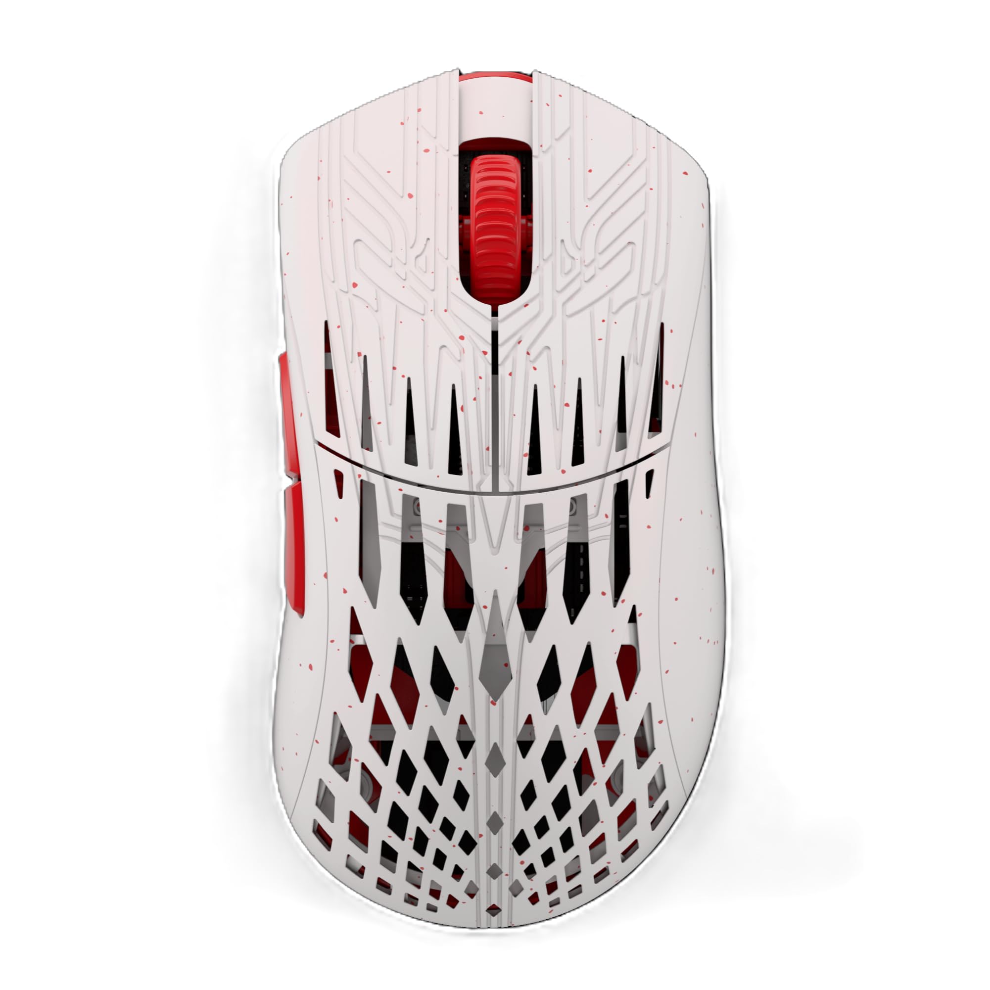PWNAGE Stormbreaker Max CF Wireless Gaming Mouse, 45g Ultralight Esports Mouse, 8000Hz Polling Rate, 36K DPI PAW3950 Optical Sensor, 100% PTFE Skates, Ergonomic Design for FPS Gaming (Frost Fire)