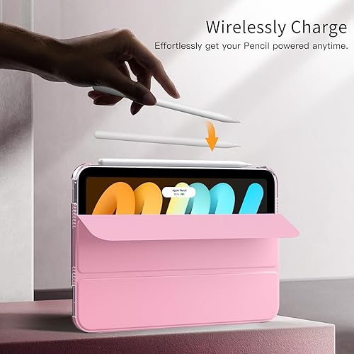 Miniatura 3 de MoKo Funda para iPad Mini 7 (A17 Pro) Generation Case 2024, iPad Mini 6 2021, funda delgada y ligera de 8.3 pulgadas de carcasa de PC con soporte de