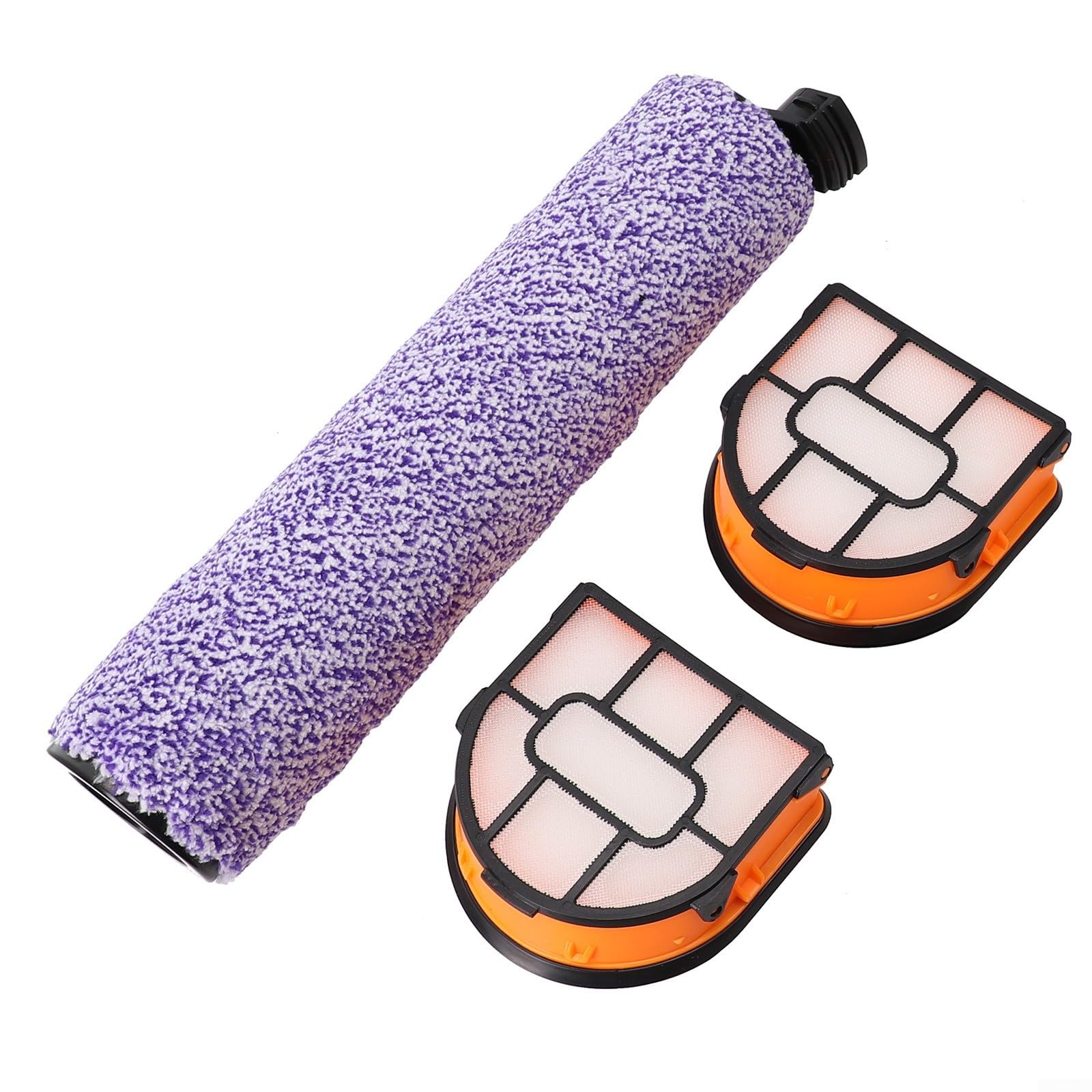 BlissfulAbode 3pack Filter Replacement For Shark WDB1F2 Brushroll Filter Bundle, for Hydrovac 3-in-1 Multi-Surface Cleaners,1*Brushroll, 2*Filters