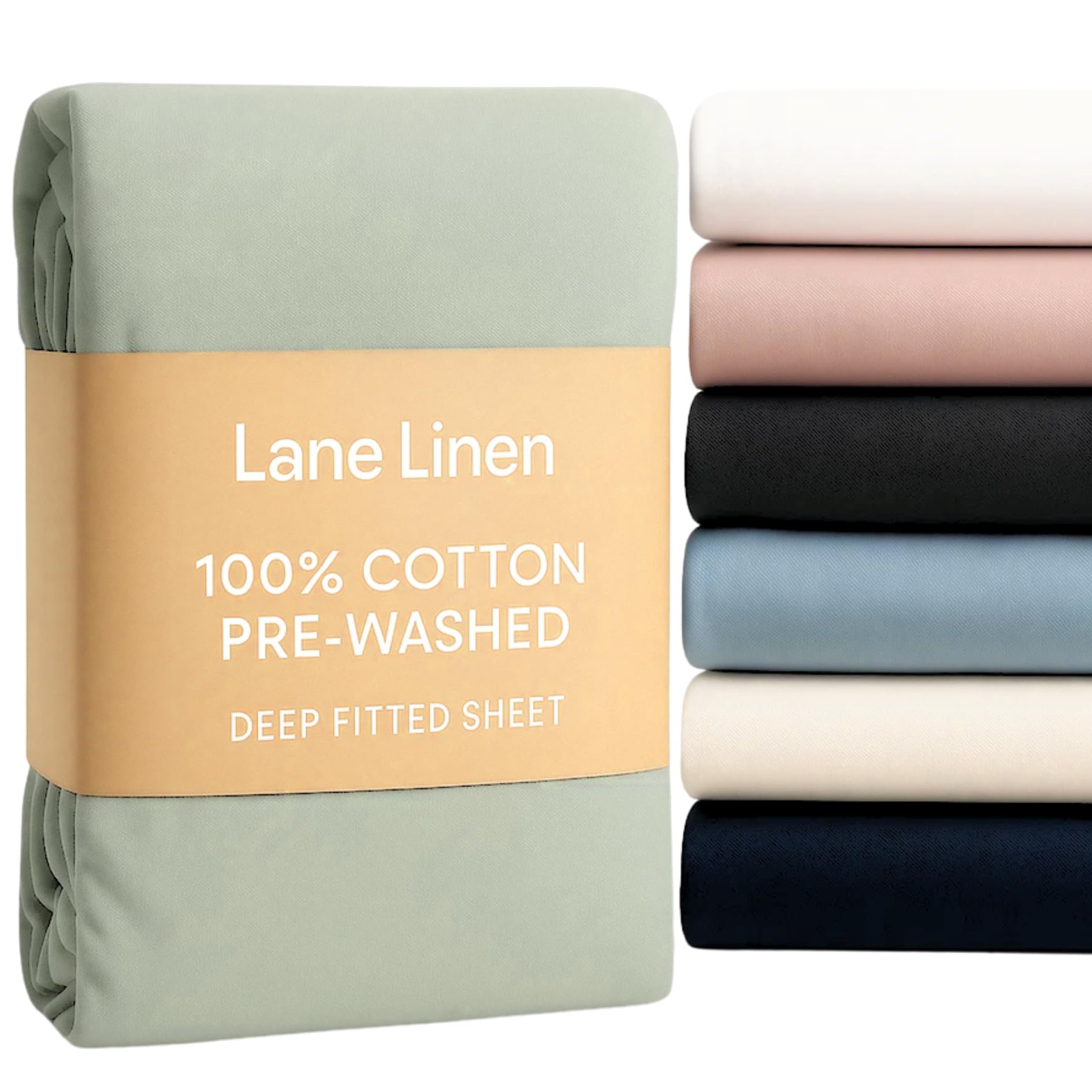 Drap-housse super king size percale coton bonnet profond 38 cm durable