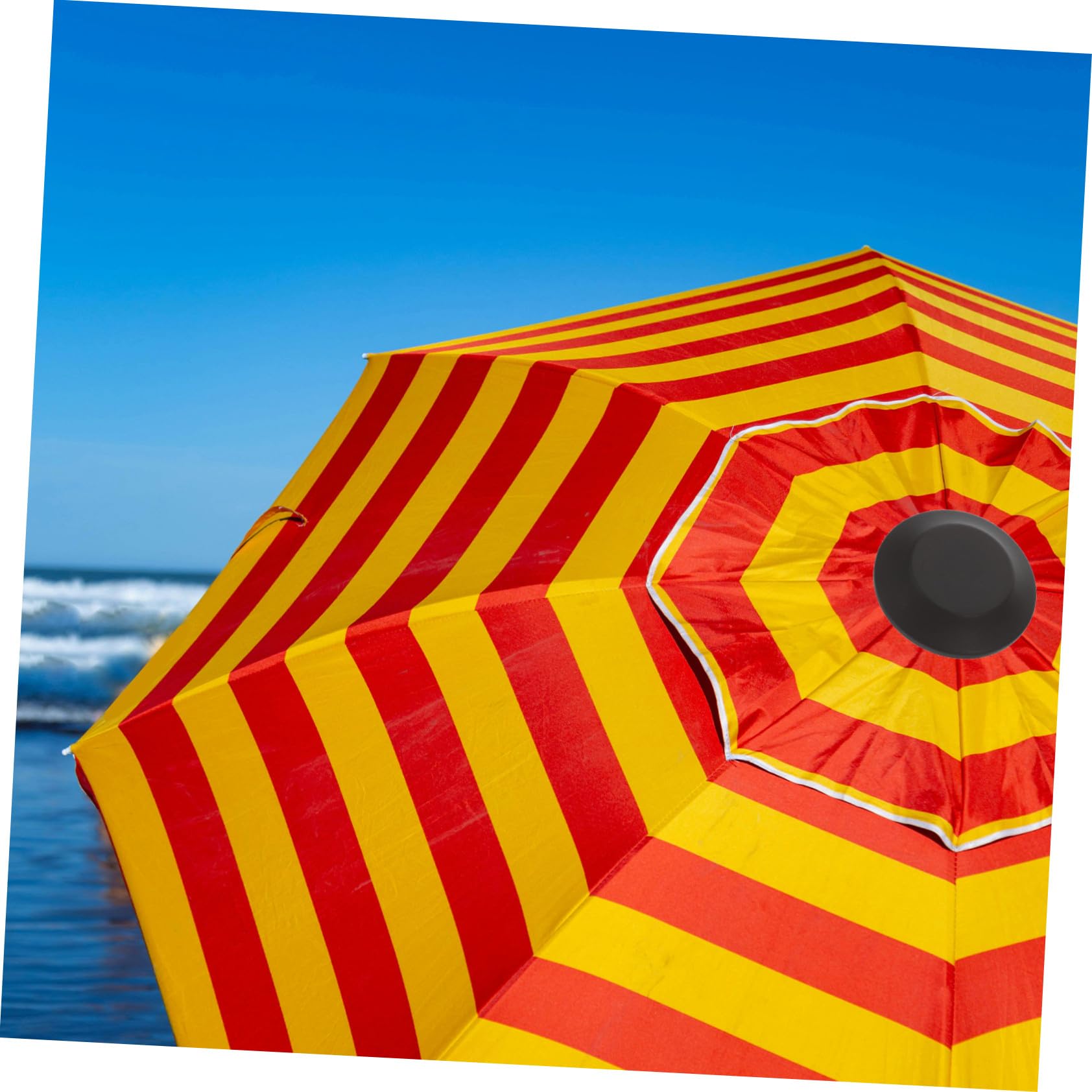 MAGICLULU 2 Szt. Nasadek Czubek Parasola Pokrywki Końcówek Parasola Wymianę Odporne Nakładki Ochronne Do Parasoli Przeciwsłonecznych i Przeciwdeszczowych Uniwersalne Zamienniki Trwałe z