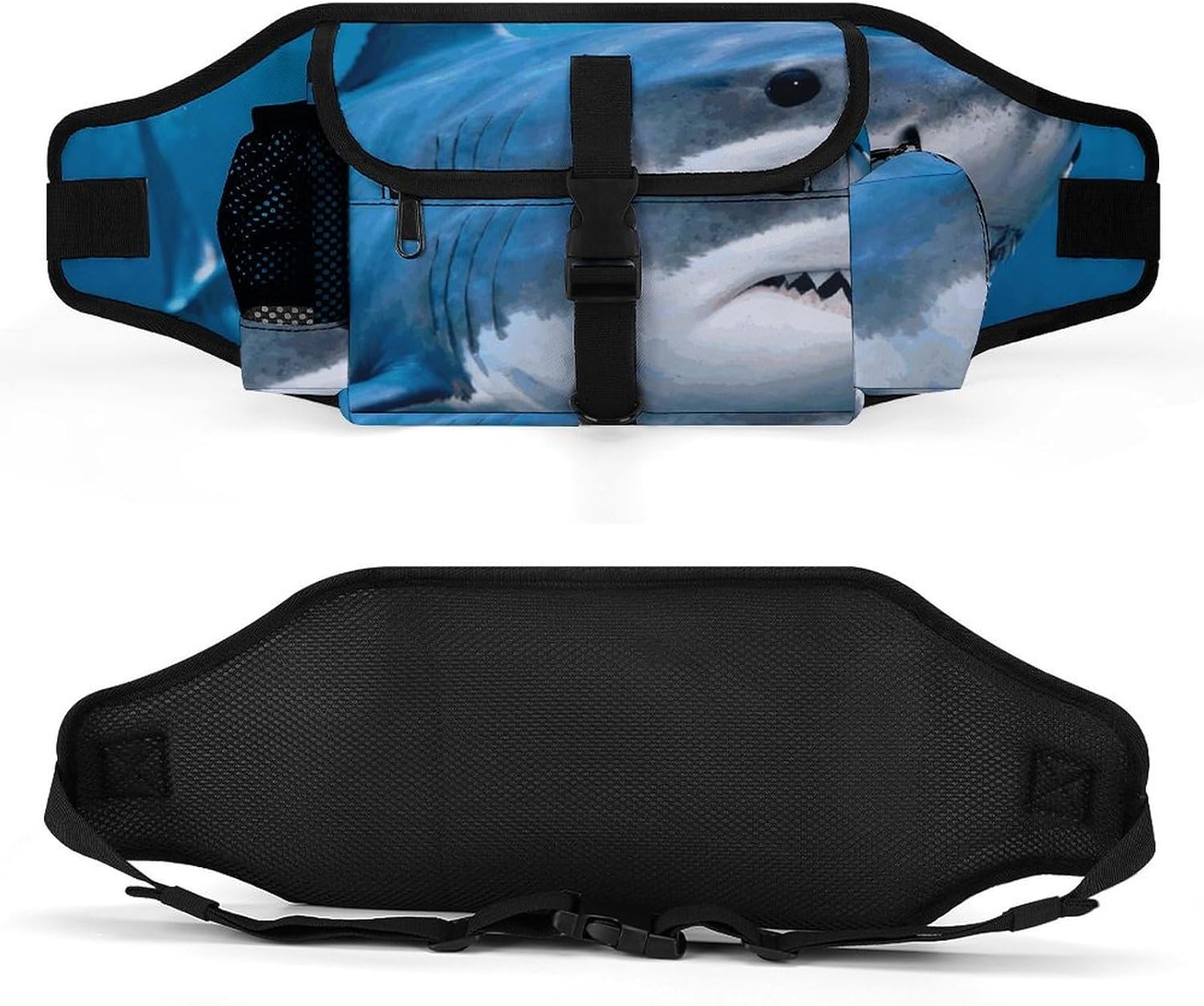 Shark Dog Treat Pouch,Easy One-hand Access image 3