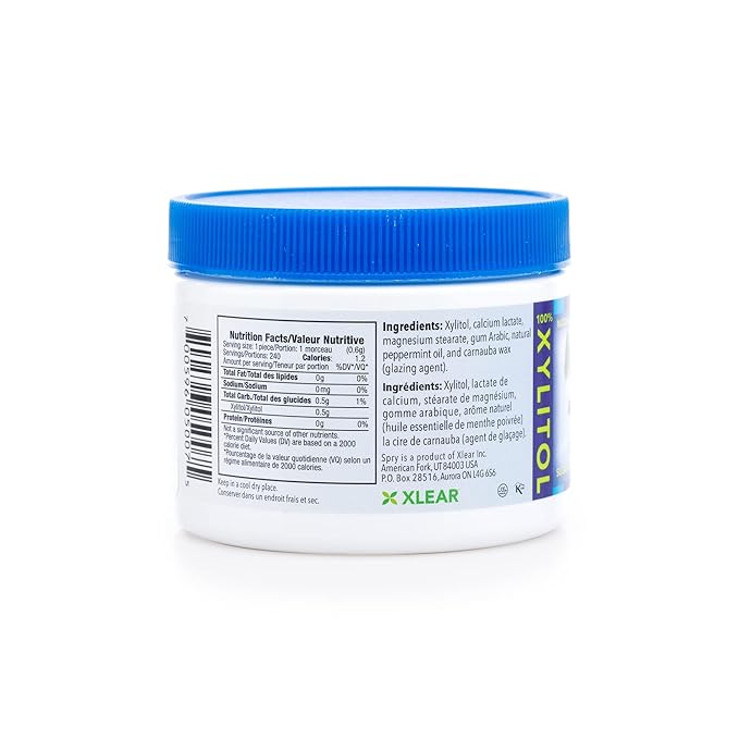 Spry Xylitol Peppermint Caramelo Sin Azúcar 240 Unidades Pack miniatura 2