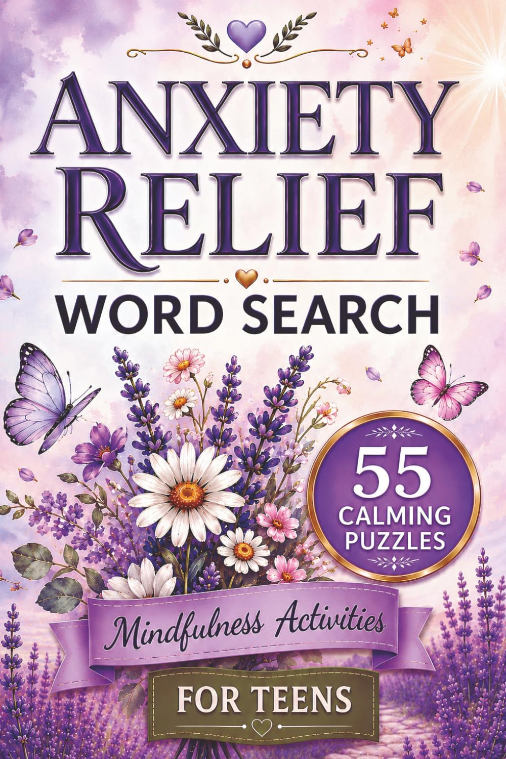 Anxiety Relief: Word Search for Teens