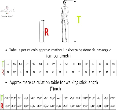 Miniatura 10 de CAVAGNINI Italia - Bastón de pie personalizado - Longitud de color grabado - Madera metálica - Artesanos italianos - Sirena - Elegante ceremonia