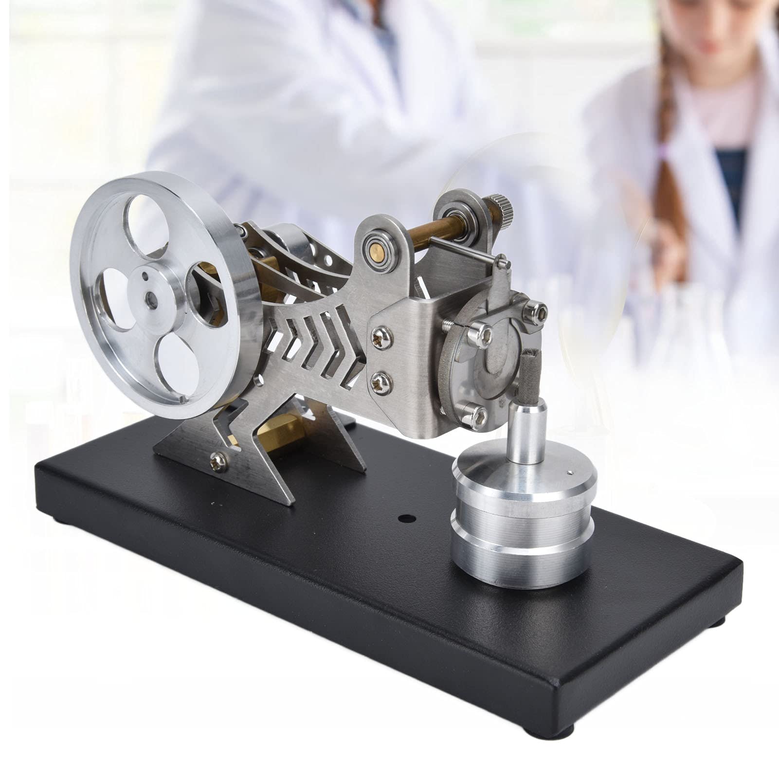 Klasyczny model silnika próżniowego Aluminiowa nauka o konstrukcji Zabawka edukacyjna Instrument eksperymentalny