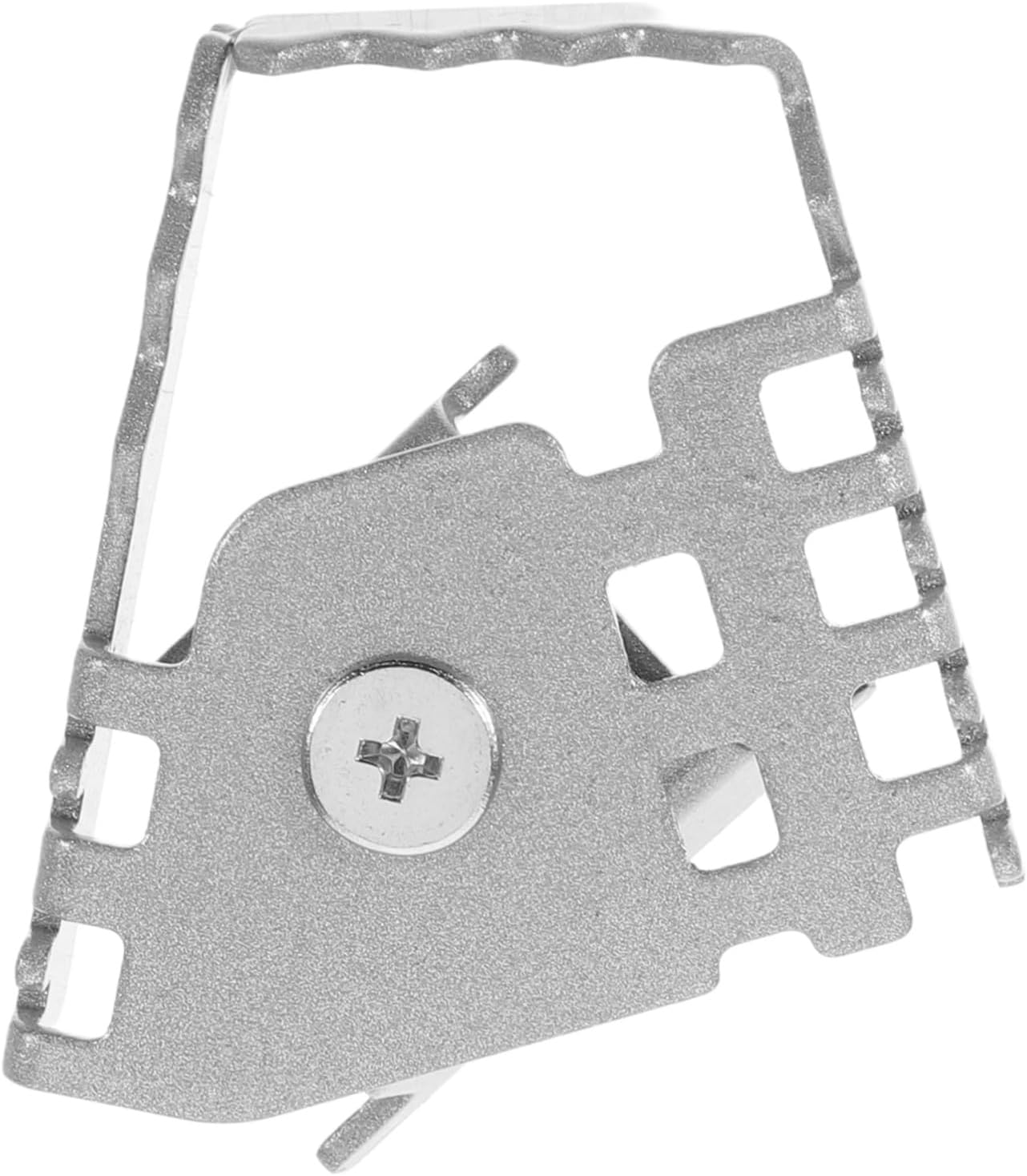 Motorcycle Brake Pedal Aluminum Alloy Foot Plate Universal Compatibility Rear Brake Pedal Accessory for Commuting and Touring Minimizing Ankle Fatigue Silver