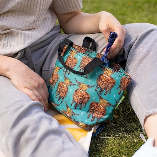 Miniatura 5 de Eco Chic - Bolsa de almuerzo plegable ligera  Bolsa térmica aislada resistente al agua para el trabajopícnicssenderismocamping barbacoas  Hecha de