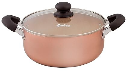 HUDSON Casserole Kitchen Pot 20 cm Triple Non-stick Layer Ceramic ACD05C