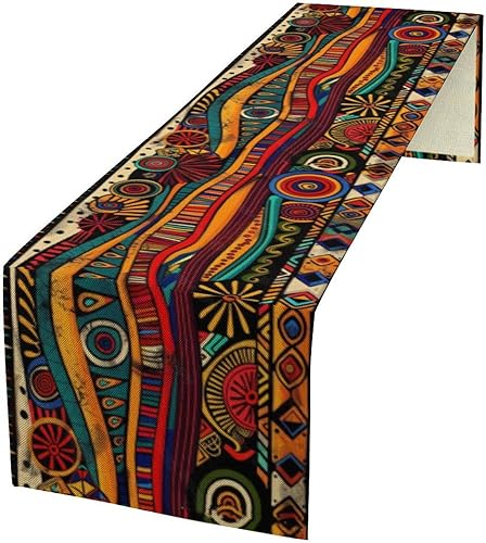 Miniatura 41 de Camino de mesa del Antiguo Egipto, símbolo de jeroglífico egipcio retro para decoración de mesa de cocina del hogar, comedor, cafetería, decoración