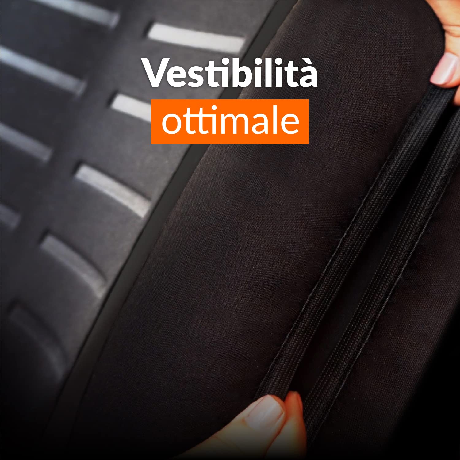 Coprisedile Auto Guidatore Nero Universale Upgrade4cars Accessori Auto Interno