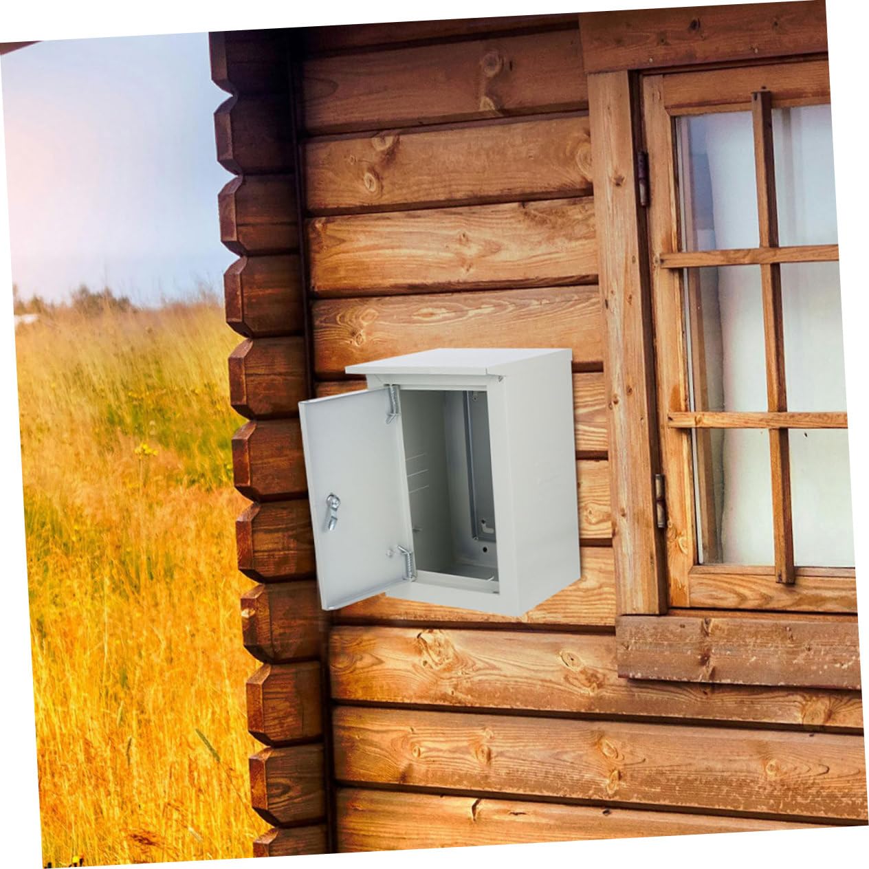 Wall-Mounted Electrical Distribution Box Outdoor Cable Box Accessible Design and Sealed Protection