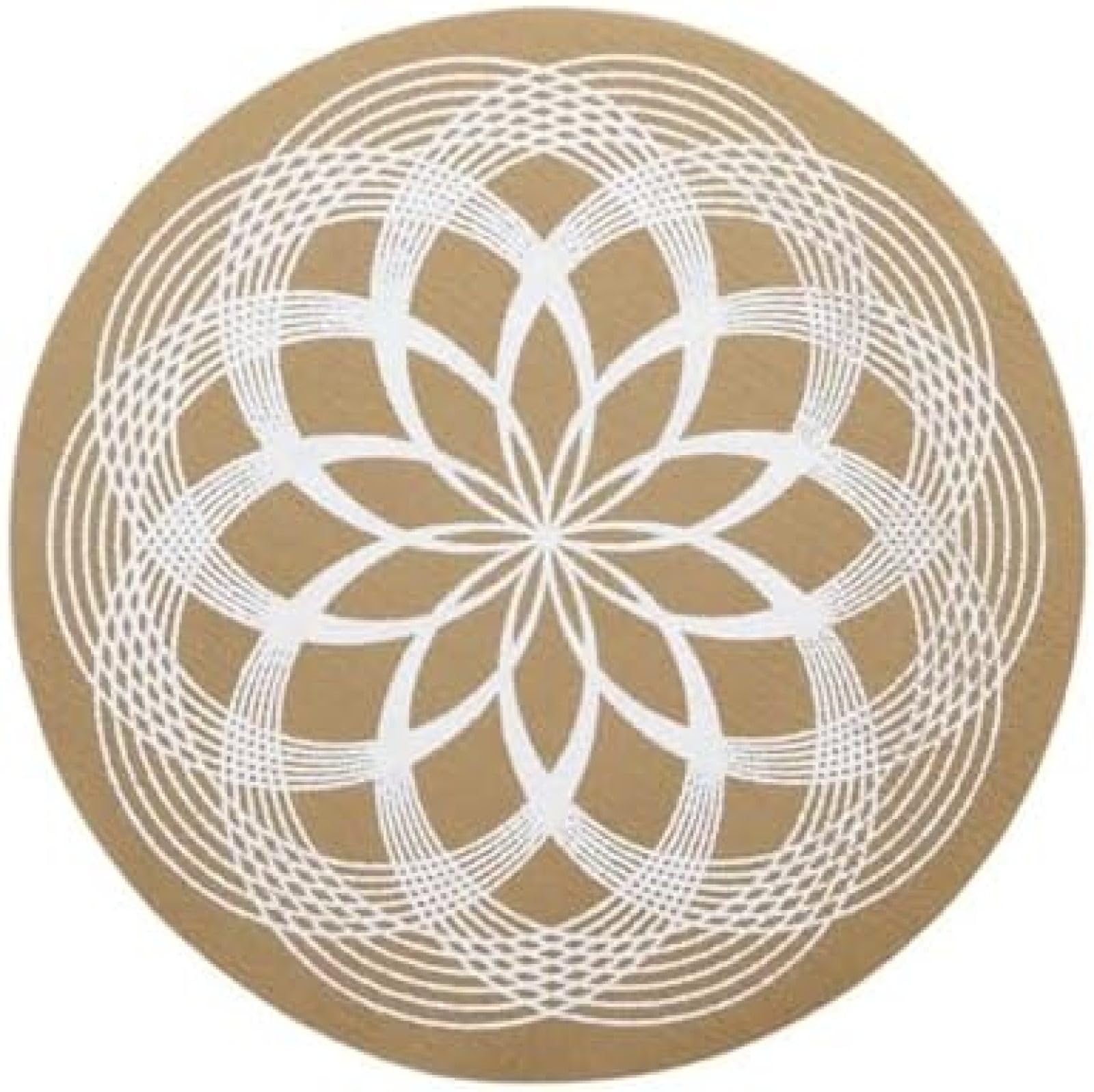 Set de table de Noël chic pour repas festif en famille blanc noir 38cm