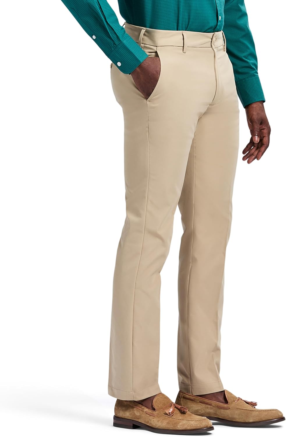 Izod Mens Chino Dress Pant Cotton Touch Performance - Image 2