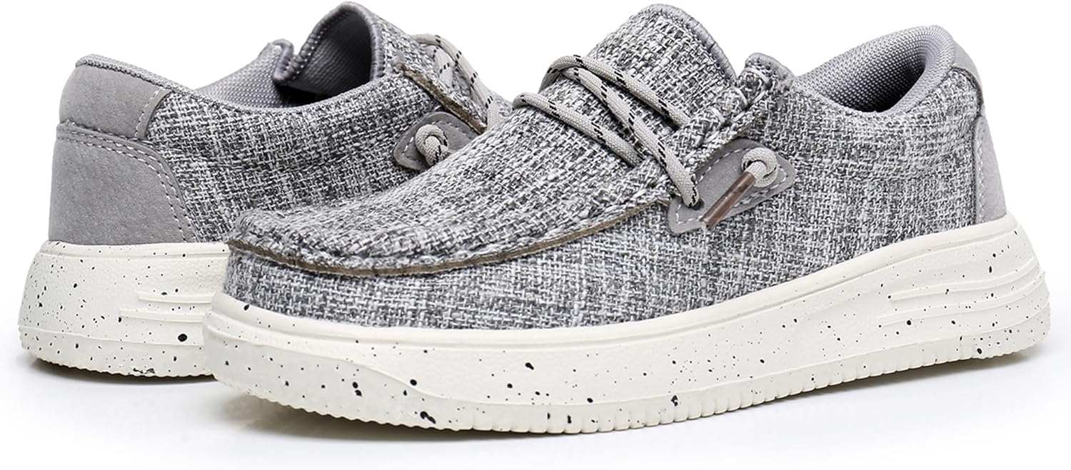 Blikcon Boys Girls Slip-On Casual Boat Shoes Light-Weight Lace Up Loafers(Toddler/Little Kid/Big Kid) - Image 6