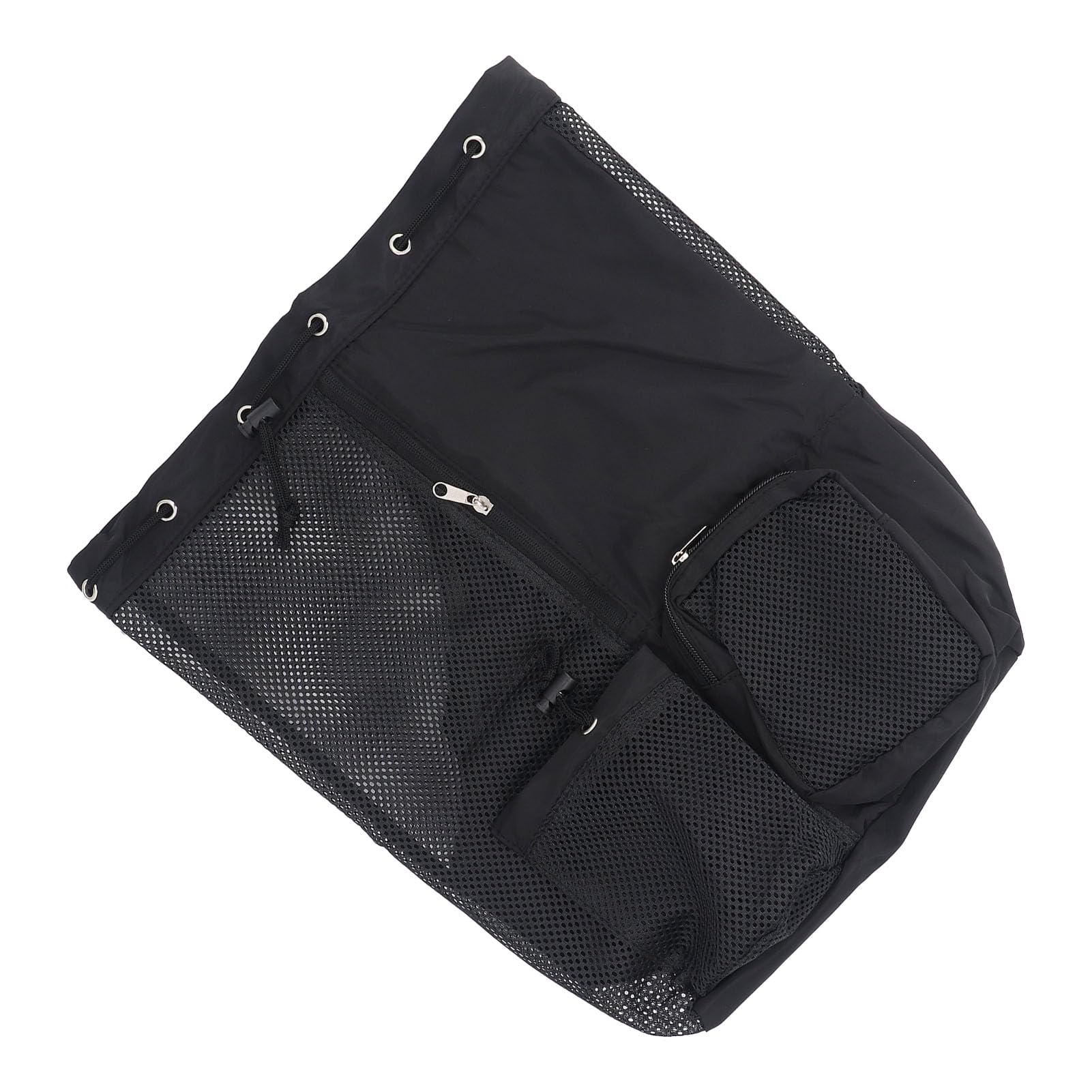 Borsa da nuoto in rete con coulisse e tasca per acqua asciutta Zaino per sport acquatici di grande capacità per nuoto, surf, viaggi, vacanze in spiaggia, attività
