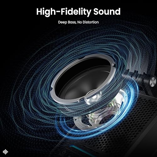 Miniatura 4 de Soporte para teléfono celular con altavoz Bluetooth de inducción inalámbrica instantánea, no necesita emparejamiento Bluetooth, conexión de 1