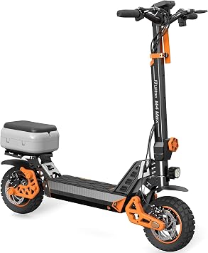 Electric Scooter for Adults, 1000W/2400W Dual Motors, Max 27-35MPH & 28-40 Mile Range, Dual Suspension Folding E-Scooter with LED Lights & Off-Road Tires Fit for Commute/Work/School