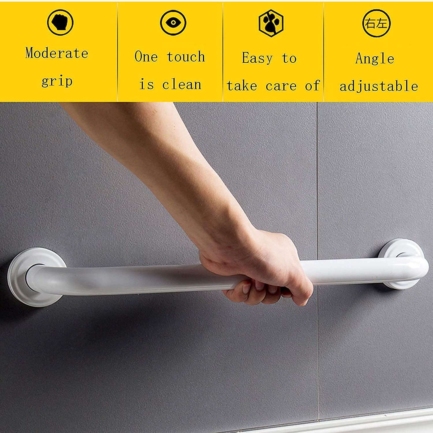 Barra de Agarre de Seguridad para Ducha Resistente sin Plomo, Barras de Agarre para Ducha de baño, aesorios de baño portátiles, Ayuda de Seguridad para el baño, Ayuda para la Movilidad, mang