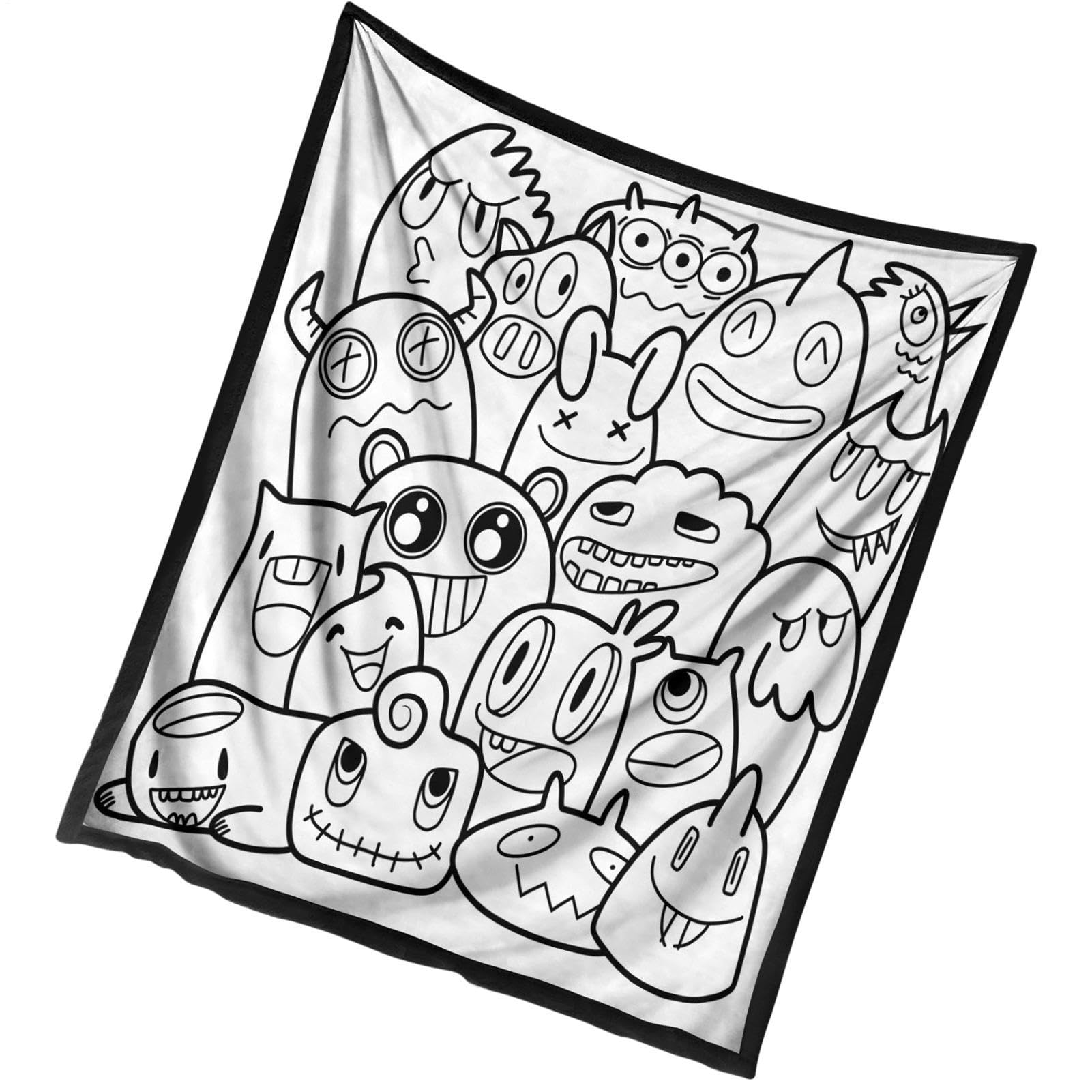 Couverture à colorier pour adultes idéale sur le canapé ou en voyage