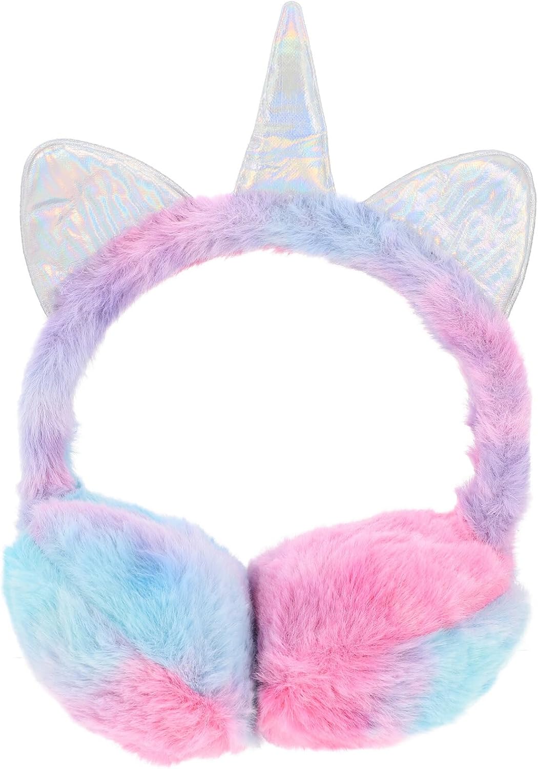 FOMIYES Plush Unicorn Earmuff, Kids Soft Earmuff, Lovely Ear Cover, Girl Winter Colorful Earmuff Cute Unicorn Ear Warmers for