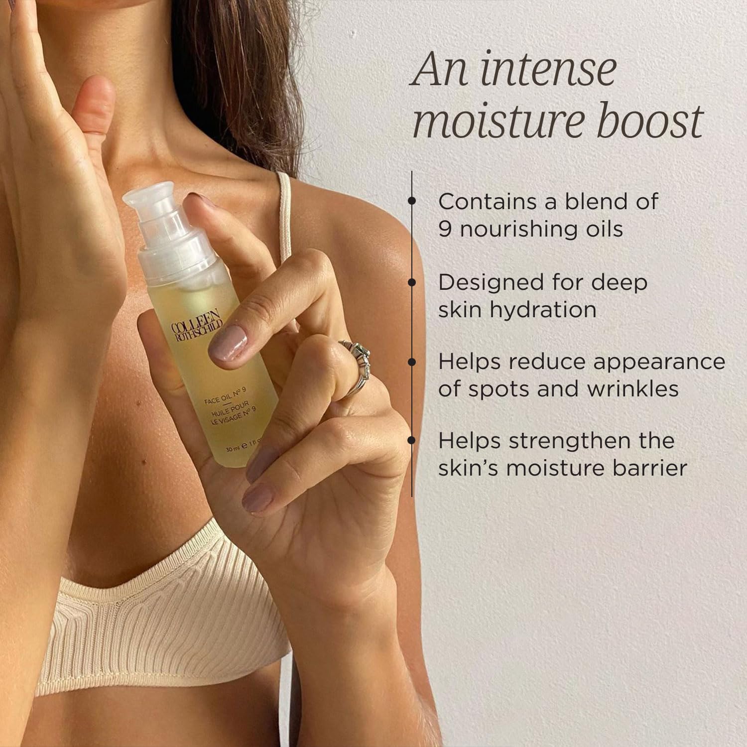 COLLEEN ROTHSCHILD Face Oil N°9 Nourishing Facial Oil, 1 fl oz