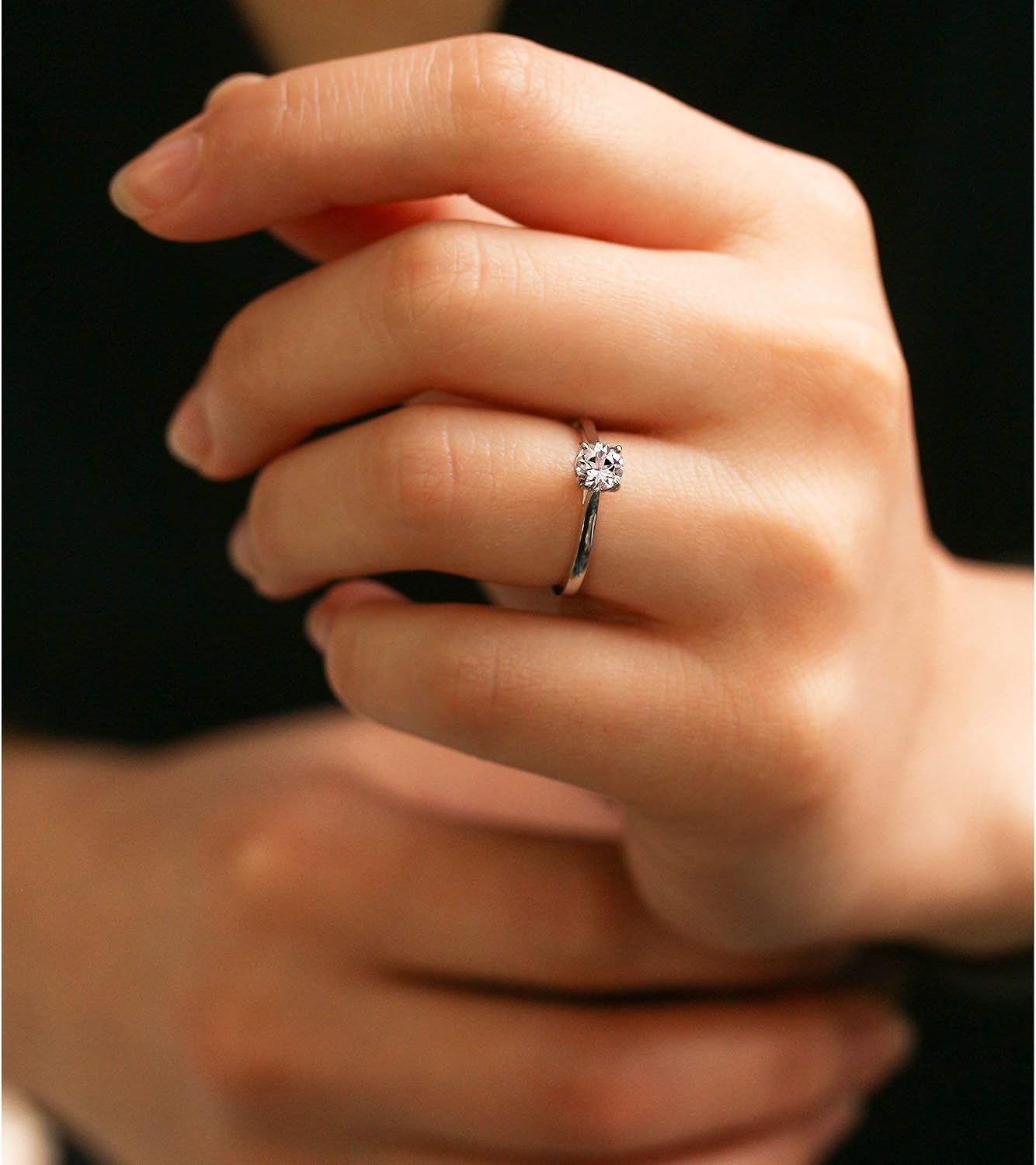 Kobelli 5mm Morganite Ring 14K Gold