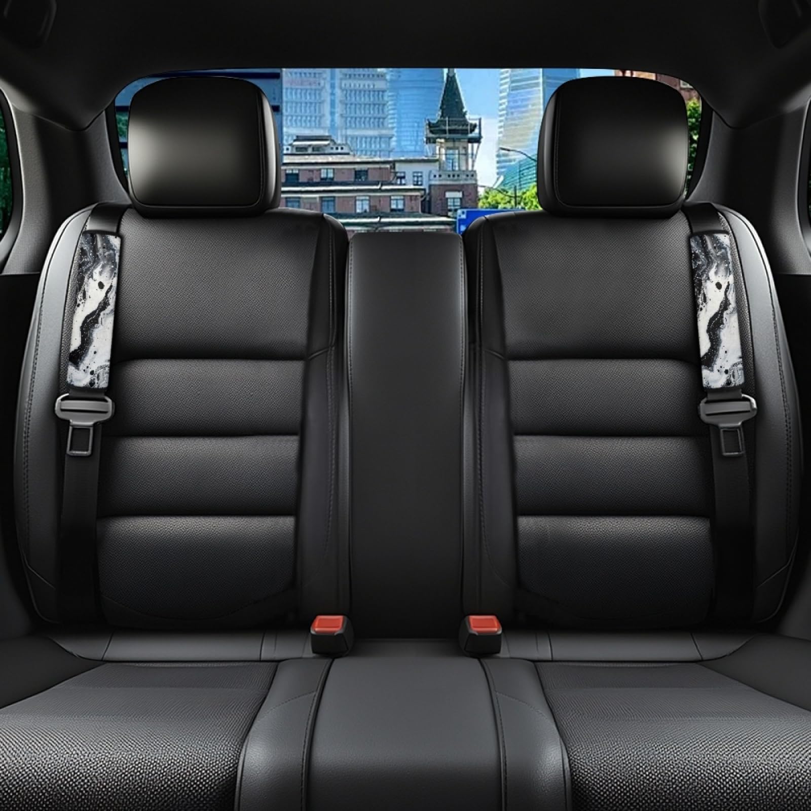 Protector Cinturon Coche Funda Almohadilla Cinturon Coche 21.6x29.7cm/6 Pcs